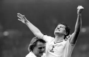 Glen Hoddle Celebrates FA Cup Win Print 1981
