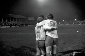 Prints of Football: F.A Cup. Walsall F.C. (3) v. Manchester United F.C. (2) Manchester Prints: Walsall F.C. v Manchester United F.C. Print, January 1975