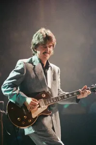 0200to0299 Prints: George Harrison at the Royal Albert Hall Print October 1992