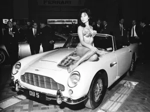 Aston Martin DB5 Print at the 1964 British Motor Show