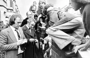 John Thaw and Dennis Waterman 1976 Autograph Print