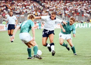Paul Gascoigne Prints: 1990 World Cup Semi Final Print: West Germany v England