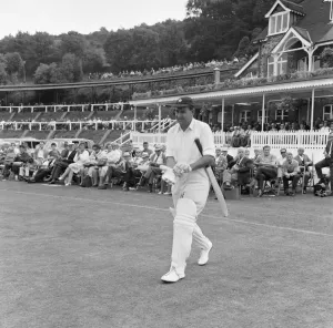 Sport Prints: Colin Cowdrey at Crabble Athletic Ground Print 30th August 1967