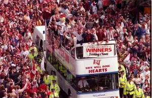 Edinburgh Prints: Heart of Midlothian Scottish Cup Victory Print 1998