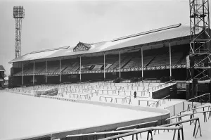 0300to0399 Prints: Goodison Park in Snow, 7th February 1969 Print