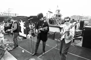 Mirror Prints: Echo and the Bunnymen Rooftop Print, London 1987