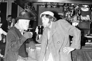 Steptoe and Son Actors Enjoy a Pint, 20th August 1974 Print