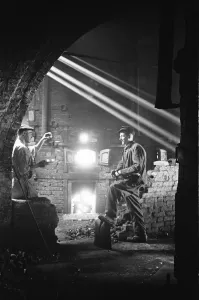 Vintage Print of Stoke on Trent Pottery Factory, 1946