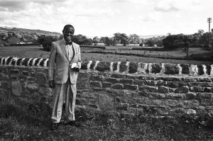 Louis Armstrong in Yorkshire Countryside Print 1968