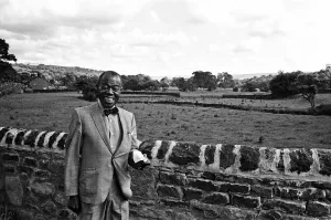 Louis Armstrong in Yorkshire Countryside Print 1968
