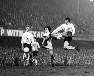 Baseball Stadium Prints: Derby County v Tottenham Hotspur FA Cup Fourth Round Print 1973