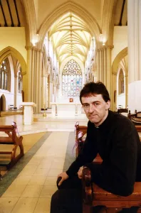 Father Brendan Curley at Salford Cathedral Print 1990