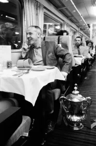 Bill Shankly with FA Cup Trophy, 5th May 1974 Print