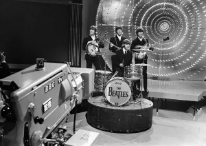 The Beatles Live on Top Of the Pops Print, 16 June 1966