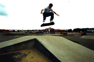 Action at South Shields Skatepark Print (August 1994)