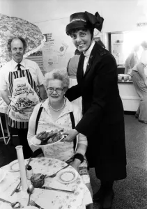 00500 Prints: Salvation Army Chiefs Celebrate 5,000th Hot Dinner Print