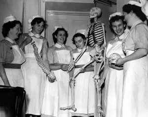 00500 Prints: Hexham General Hospital Nurses Training School Print 1954