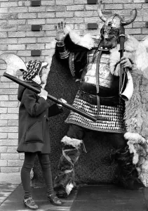 0500to0599 Prints: Viking Invasion Print: A Misconceived Newcastle Encounter