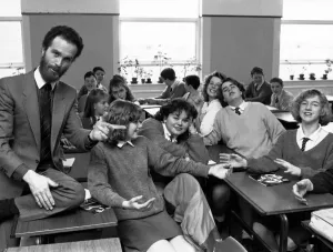 Music Lessons at Dene School, Cleveland 1989 Print