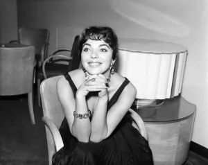 Joan Collins at Home in London Print, 4th October 1955
