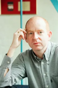 Alan McGee at Creation Records Office Print 1996