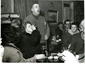 Glasgow Pub Scene Print 1961 Scotland