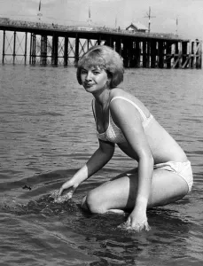 Mandy Rice-Davies Print, Penarth, Wales, circa 1965