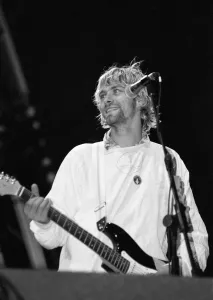 Music Festival Prints: Kurt Cobain Live at Reading Festival 1992 Print