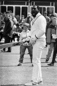 West Indies Legend at Riston County Cricket Club Print 1987