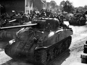 1944 Sherman Firefly Print, Gemert Holland