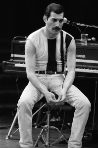 Queen Rehearsal Print, Shaw Theatre, Euston 10th July 1985
