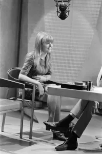 Jane Asher on Simon Dee TV 21st July 1968 Print