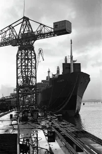 Prints of Shipbuilding at Smiths Dock. Middlesbrough, North Yorkshire. 1972 0800to0899 Prints: Shipbuilding at Smiths Dock Print, Middlesbrough 1972