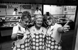 St Johns Market Print, Liverpool 1980