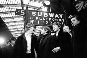 The Beatles at Twickenham Studios Print, 2nd March 1964