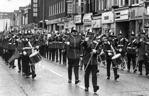 0900to0999 Prints: 1st Battalion The Green Howards Print, Middlesbrough, 28th February 1981