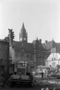 Middlesbrough Town Hall Print, 1971 Demolition