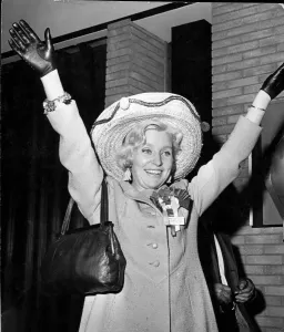 Lisbon Lions Prints: Mrs Billy McNeil Returns Home to Prestwick, Scotland Print