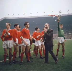 0900to0999 Prints: Manchester United 1966-67 League Champions Print