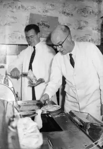 Coventry Fish and Chip Men Print, 1967