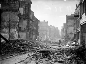 Castle Street, Bristol Print - 25th November 1940