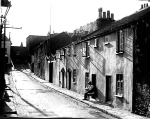 Prints of Quarry Steps, Clifton, Bristol 1949 Clifton Prints: Quarry Steps, Clifton, Bristol 1949 Print (01004)