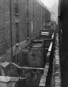 Back of Conway Street Print, Everton, Liverpool 1961