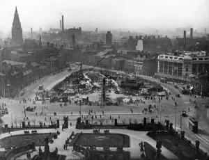 Queensway Mersey Tunnel Entrance Print, Liverpool 1934