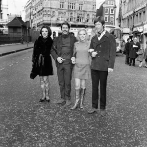Joan Collins and Richard Chamberlain on Set, 1968 Print