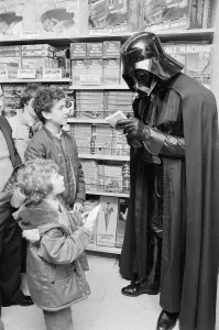 Darth Vader Meets Tamworth Youths 1983 Print