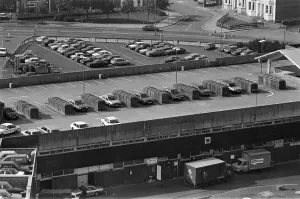 Colour Print of City Arcade Rooftop, Coventry 1985