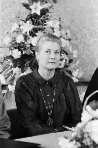 Prints of Princess Grace of Monaco at Chichester Festival Theatre Chichester Prints: Princess Grace of Monaco Print 16th March 1982