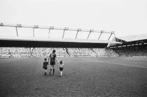 Prints of Alan Hansens testimonial match at Anfield between Liverpool and England Liverpool Prints: Alan Hansen Testimonial Match Print - 16th May 1988
