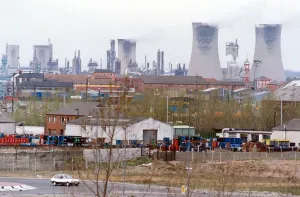 ICI Billingham Towers Print, 3rd April 1991